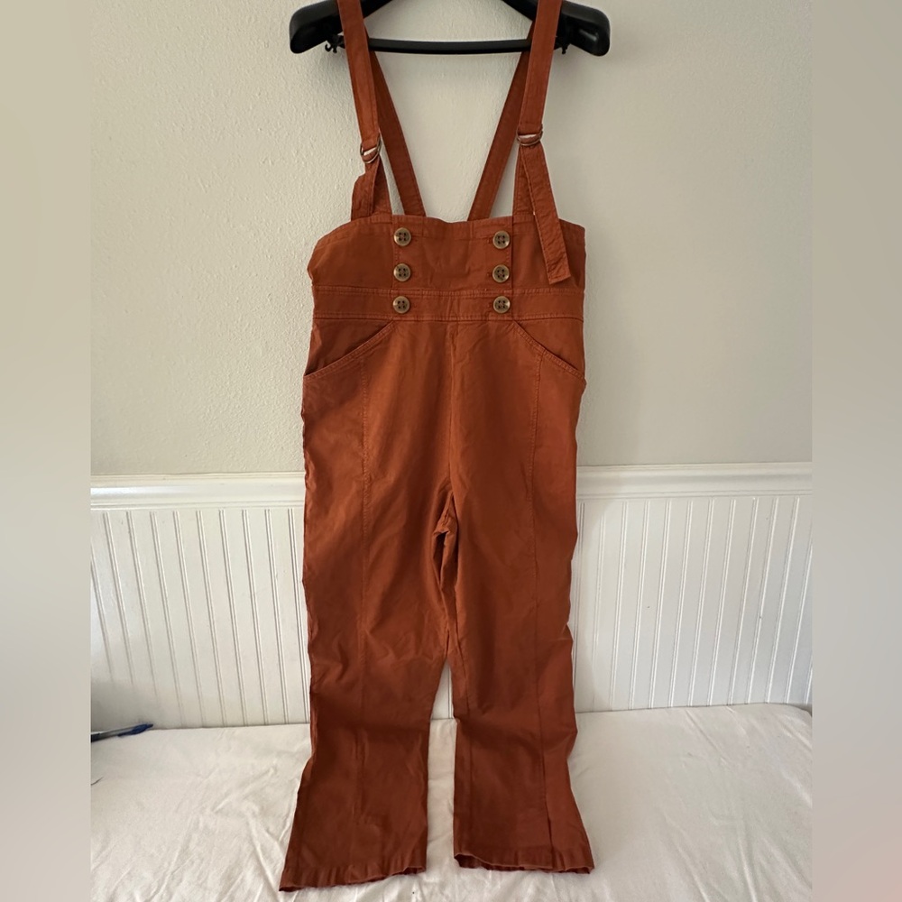 NWOT Anthropologie Rust Jumpsuit SZ: 12 
TO BE DONATED 5/26